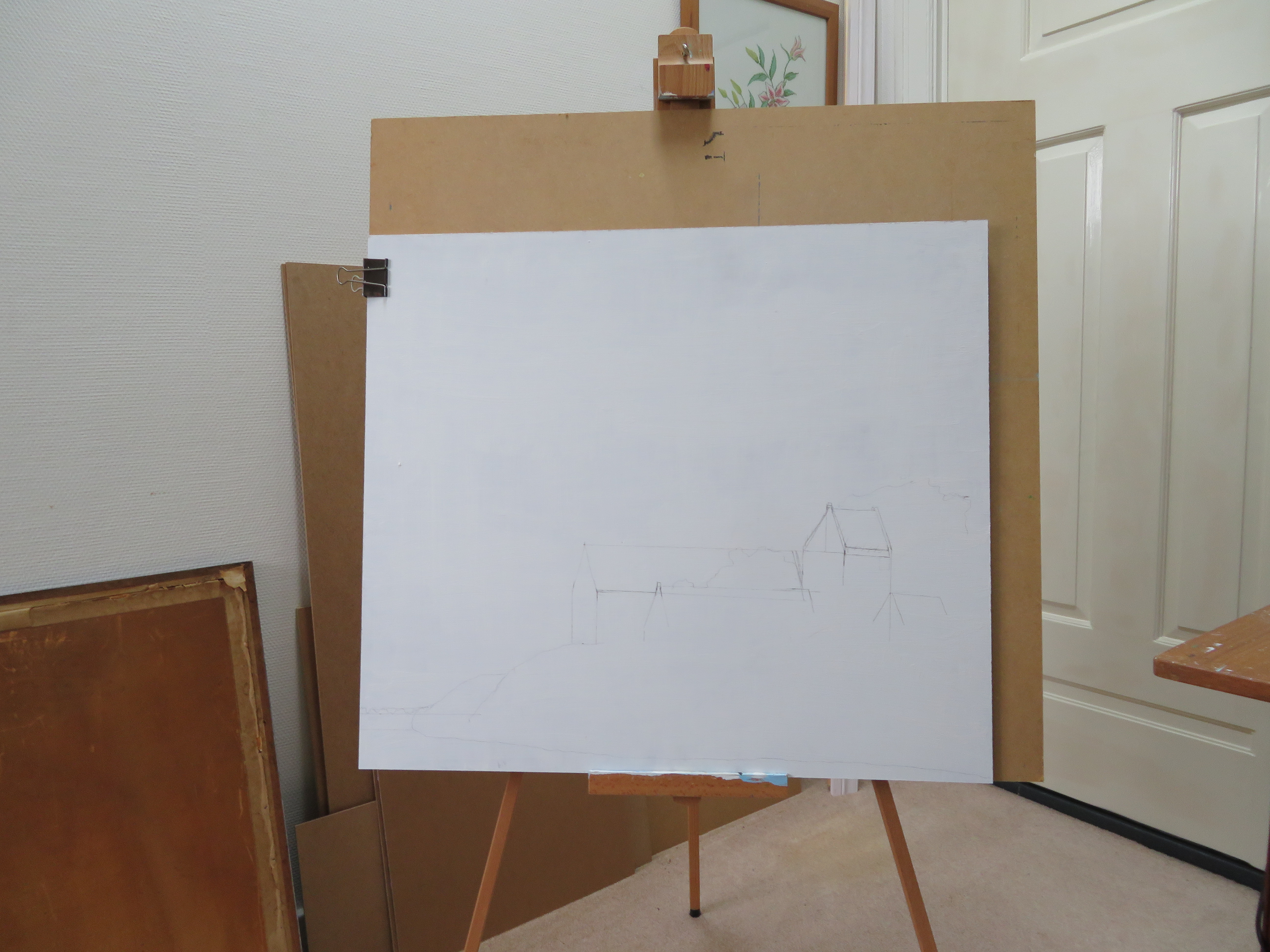 De geboorte van het schilderij Ezinge