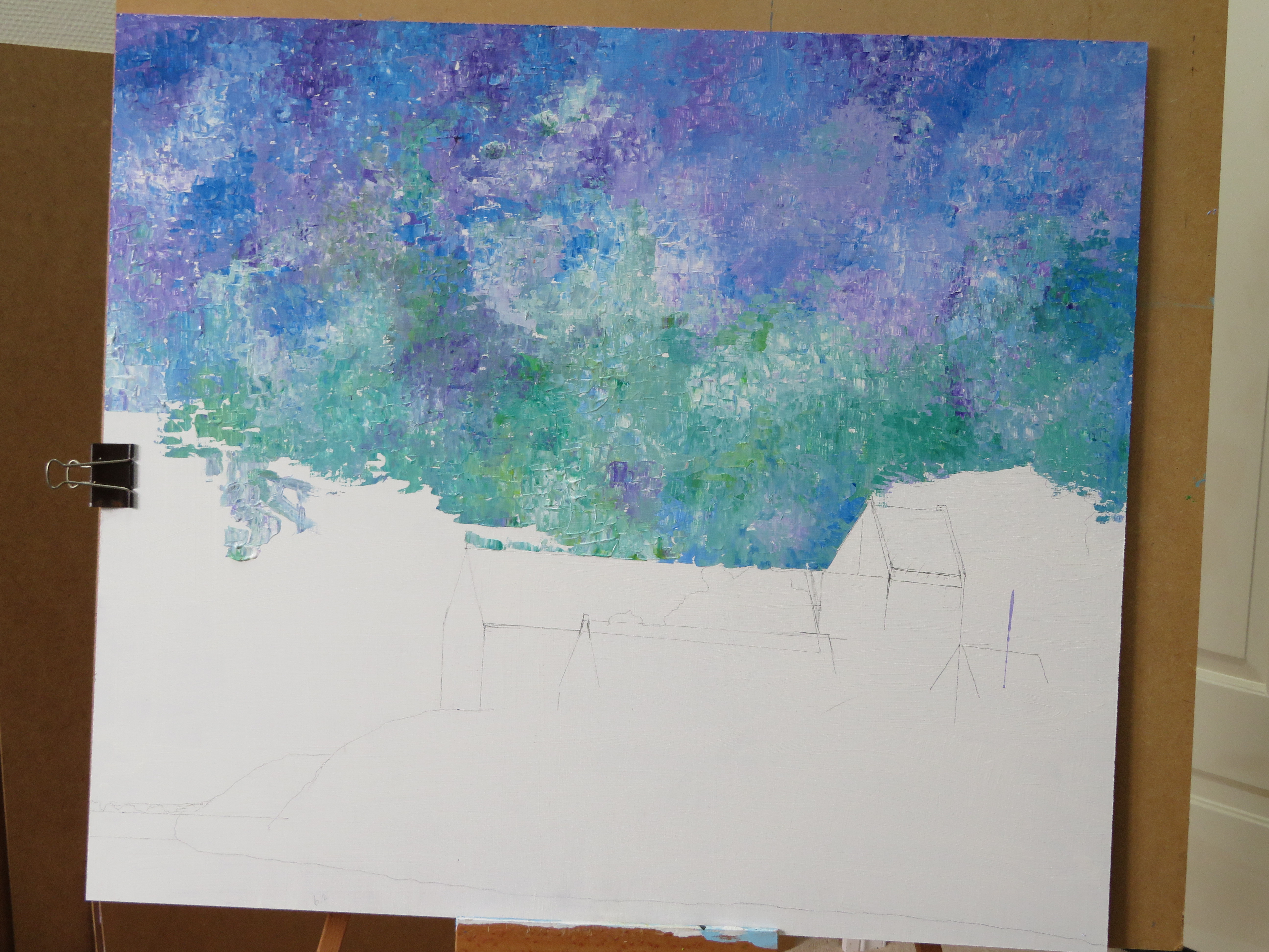 De geboorte van het schilderij Ezinge