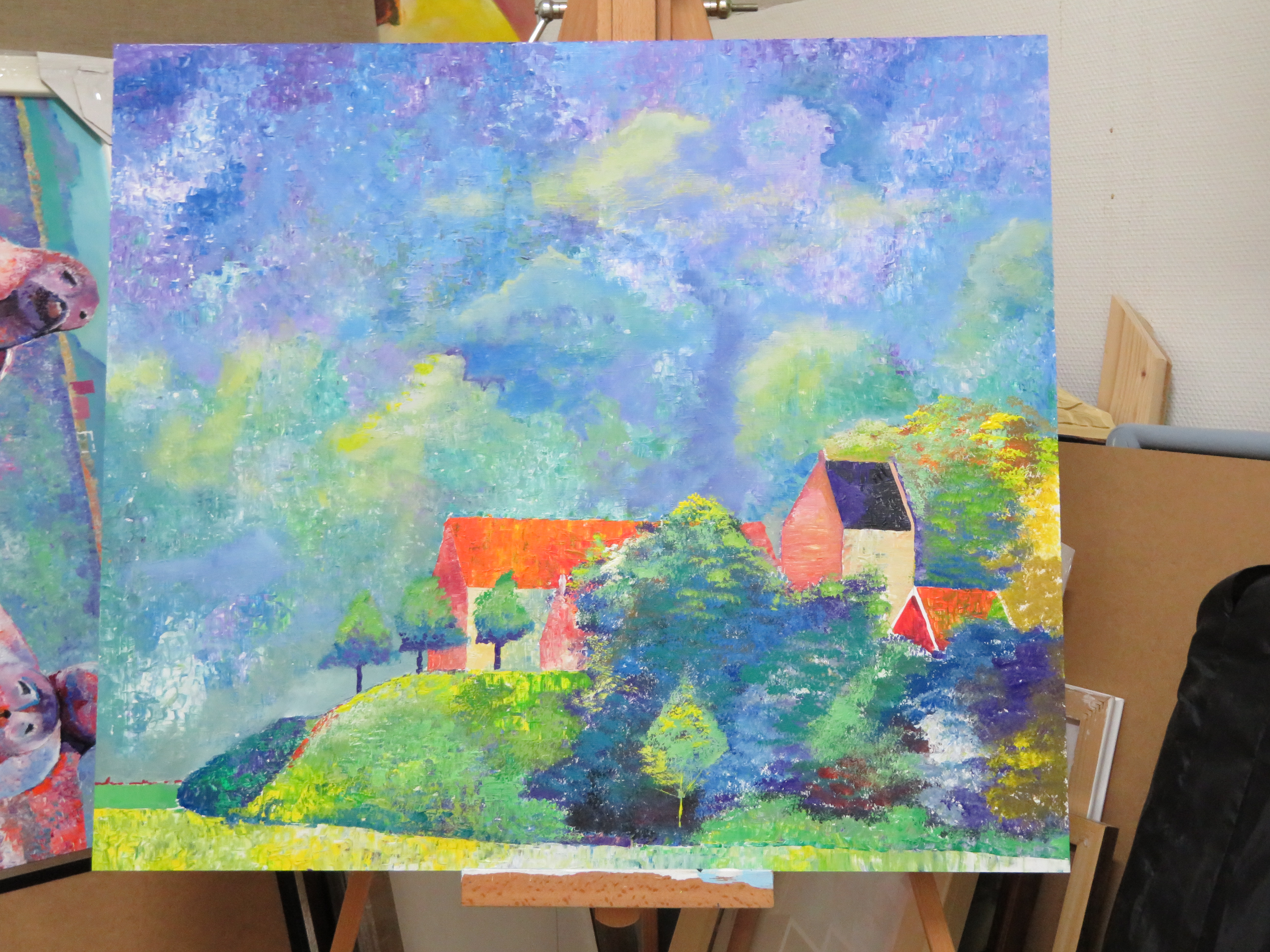 De geboorte van het schilderij Ezinge