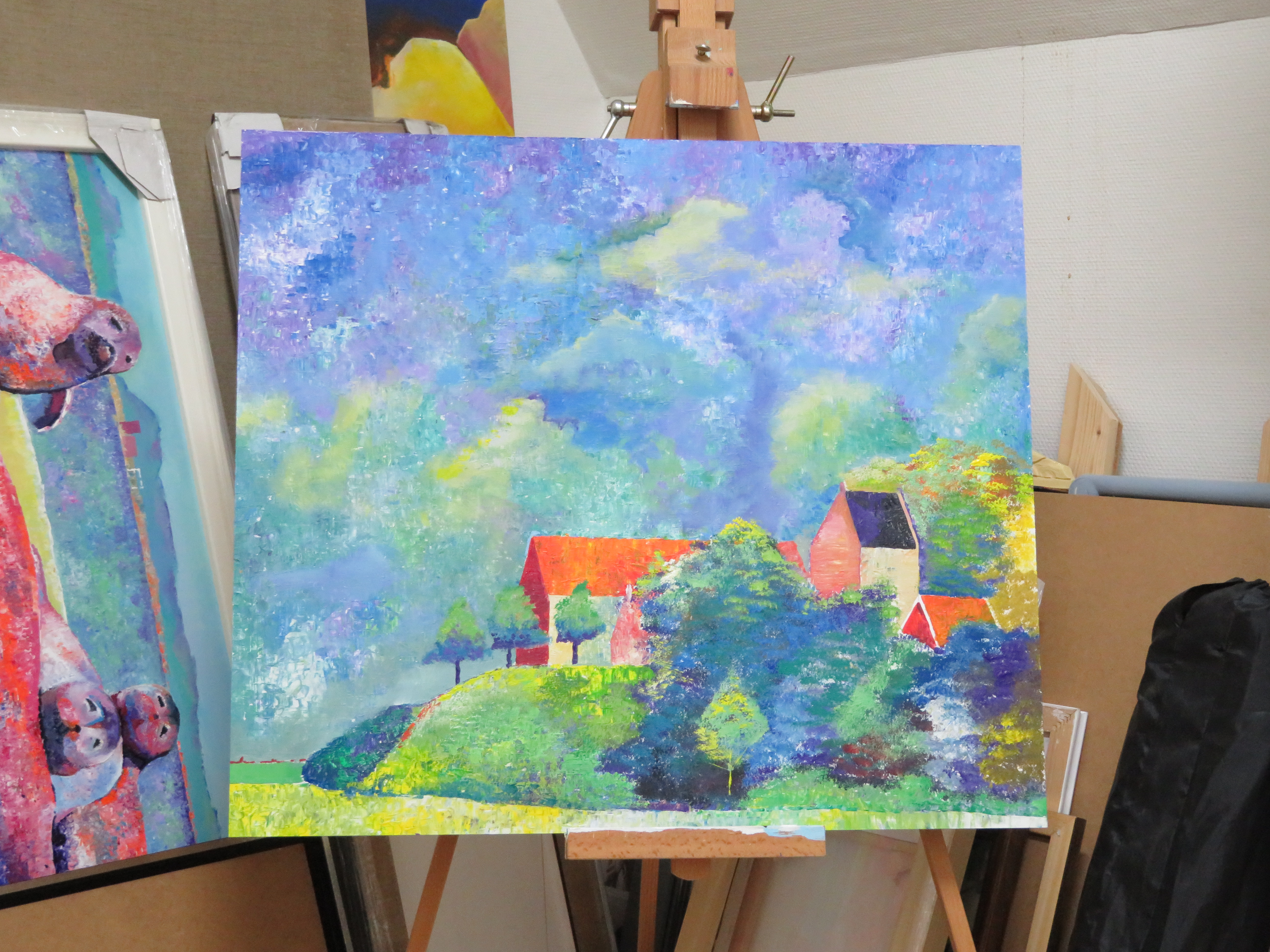 De geboorte van het schilderij Ezinge