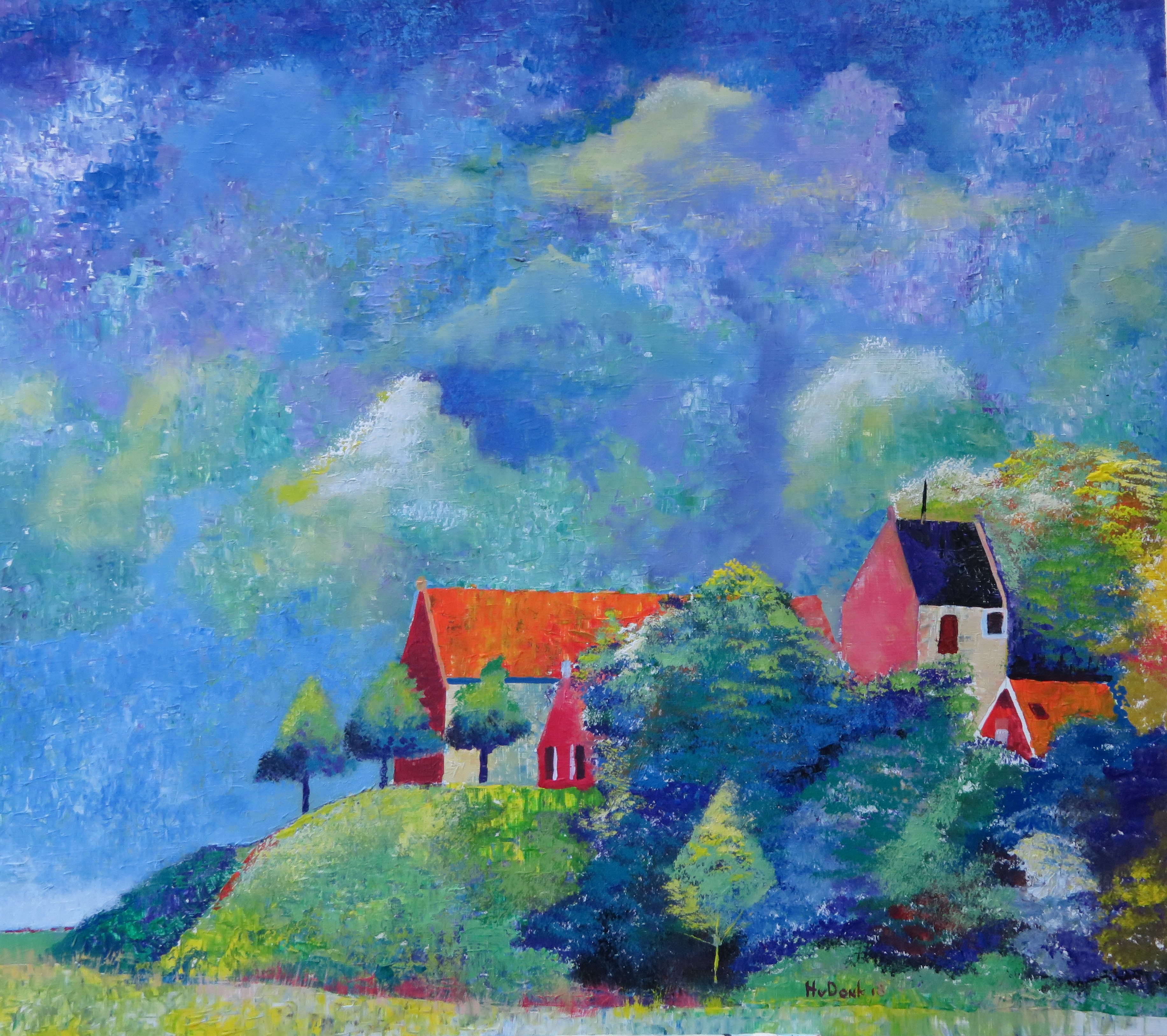 De geboorte van het schilderij Ezinge