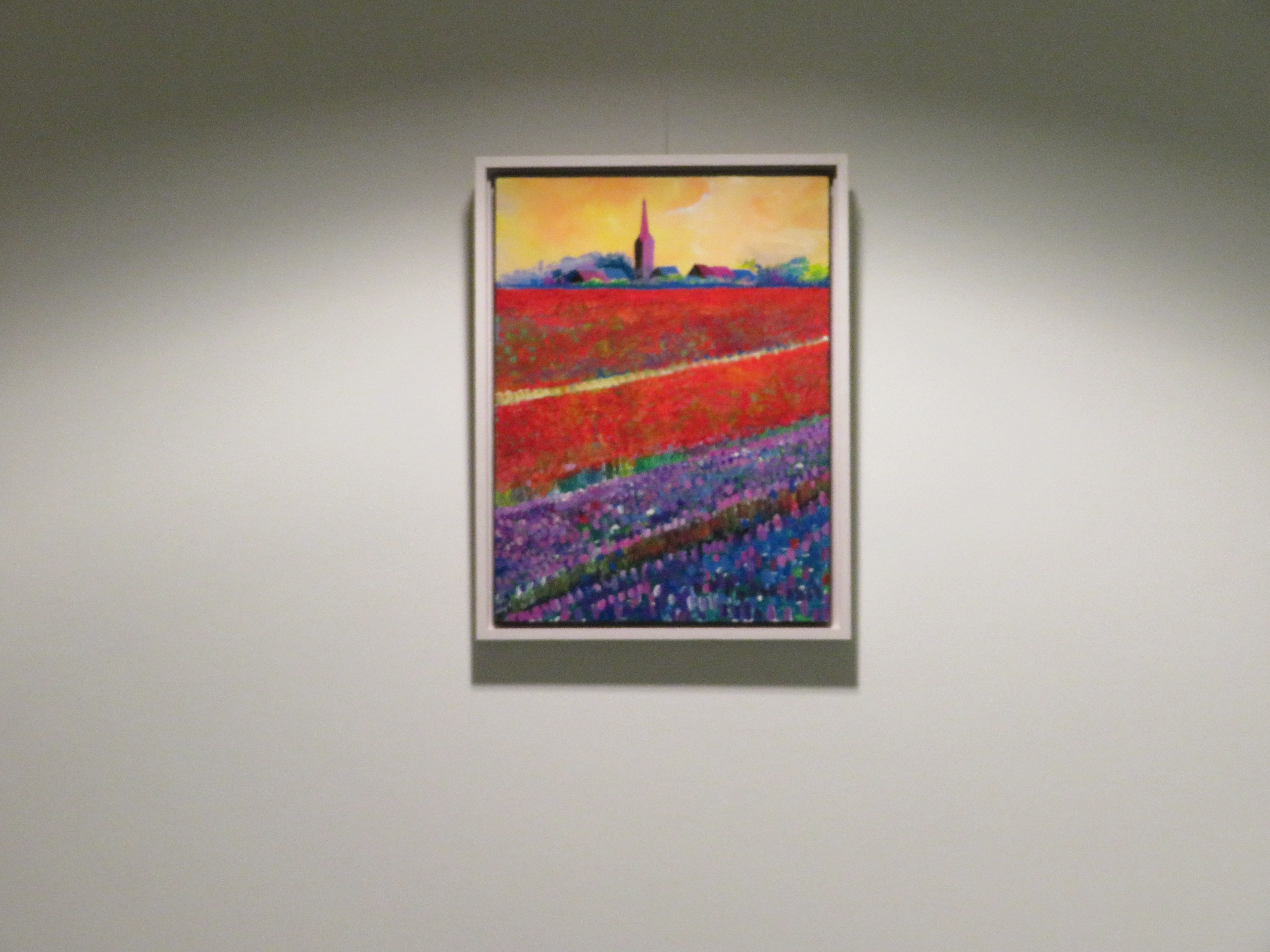 Inrichten expo in Alrijne ziekenhuis